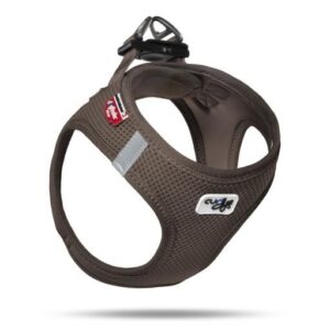 Curli Arnés CLASP para perros T-L marrón