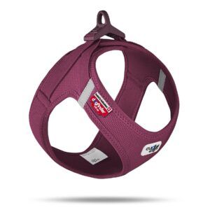 Curli Arnés CLASP para perros - T. M Color Ruby (burdeos)