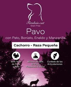 Pienso Firulais Cachorro 2Kg  Pavo con Pato, Boniato, Eneldo y Manzanilla